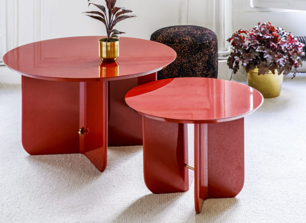 Be Good Coffee Tables Red Edition, Round Red Coffee Table